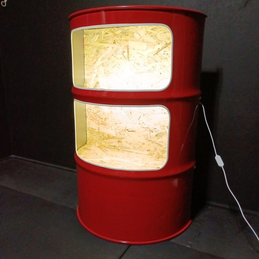 LEDドラム缶remake家具BOX