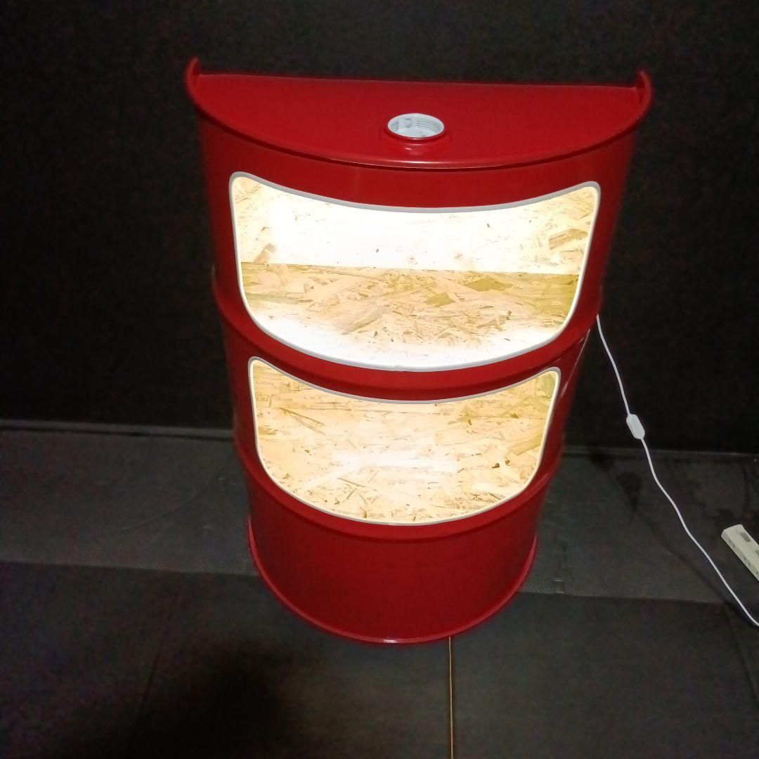 LEDドラム缶remake家具BOX