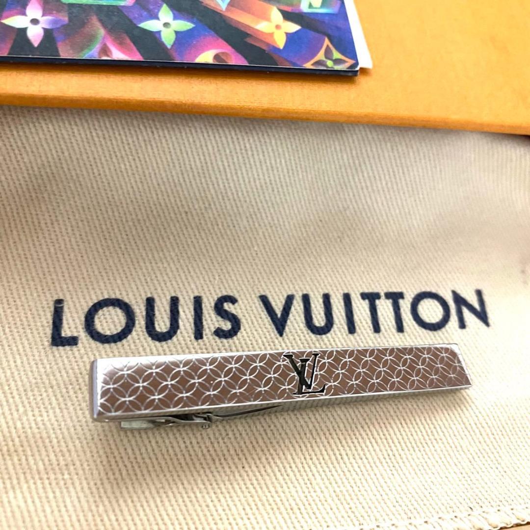 ルイ ヴィトン◎ネクタイ ピン シャンゼリゼ ビジネス スーツ シルバー メンズ