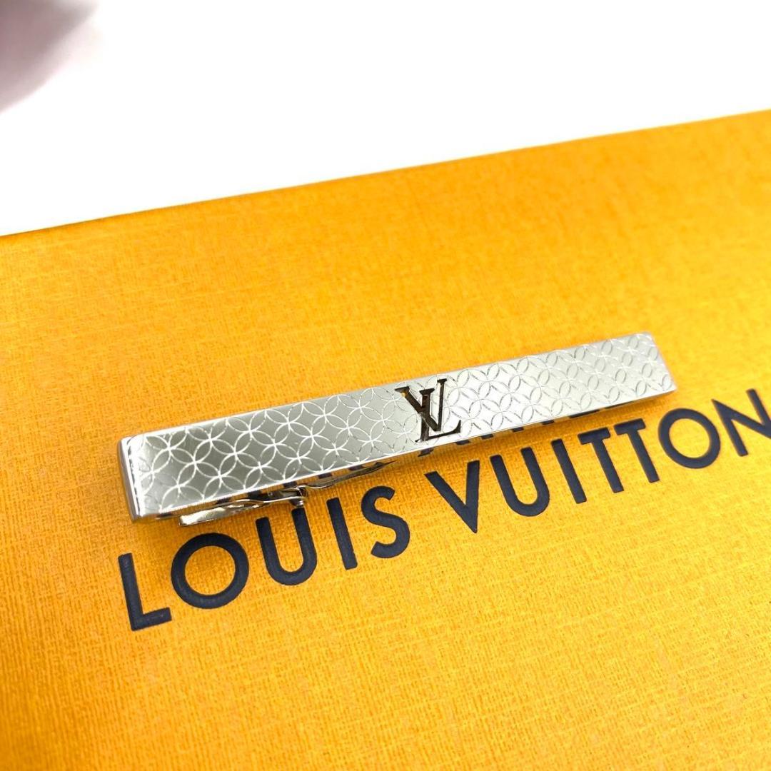 ルイ ヴィトン◎ネクタイ ピン シャンゼリゼ ビジネス スーツ シルバー メンズ