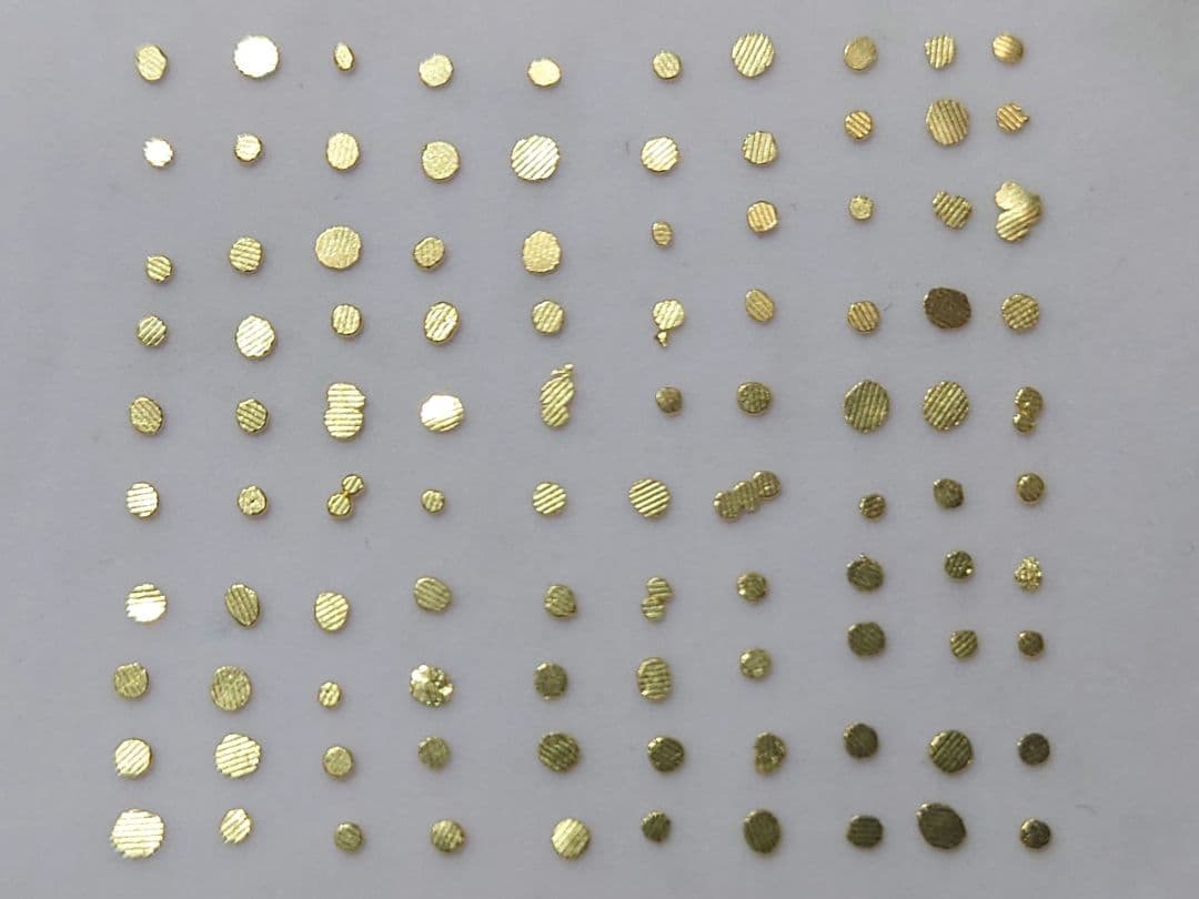 土肥金山 純金粒 砂金 100粒 A