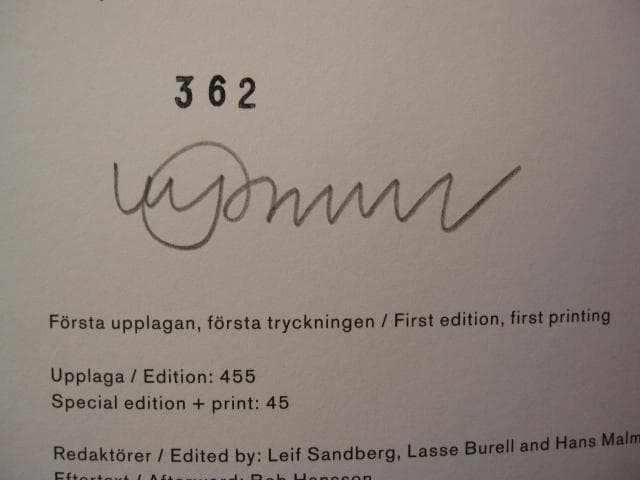 Ending Leif Sandberg : レイフ・サンドバーグ 限定455部