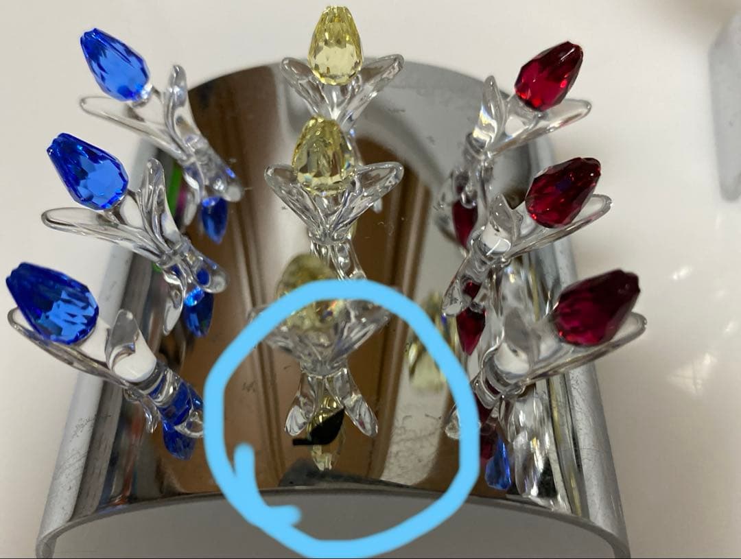 VWVENTOさん専用 訳ありスワロフスキー チューリップ ミニチューリップ