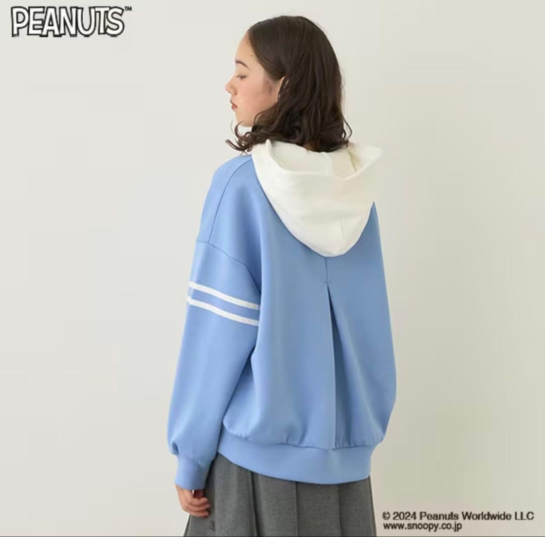 ポンポネットジュニア⭐︎ 【PEANUTS】バイカラーパーカ　160