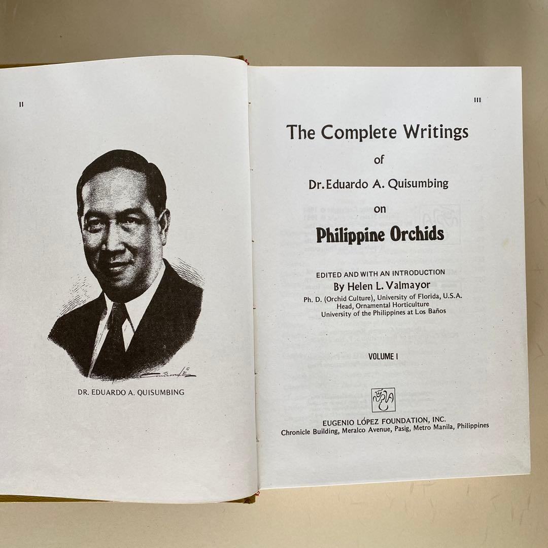 【洋書】フィリピン産ラン科植物