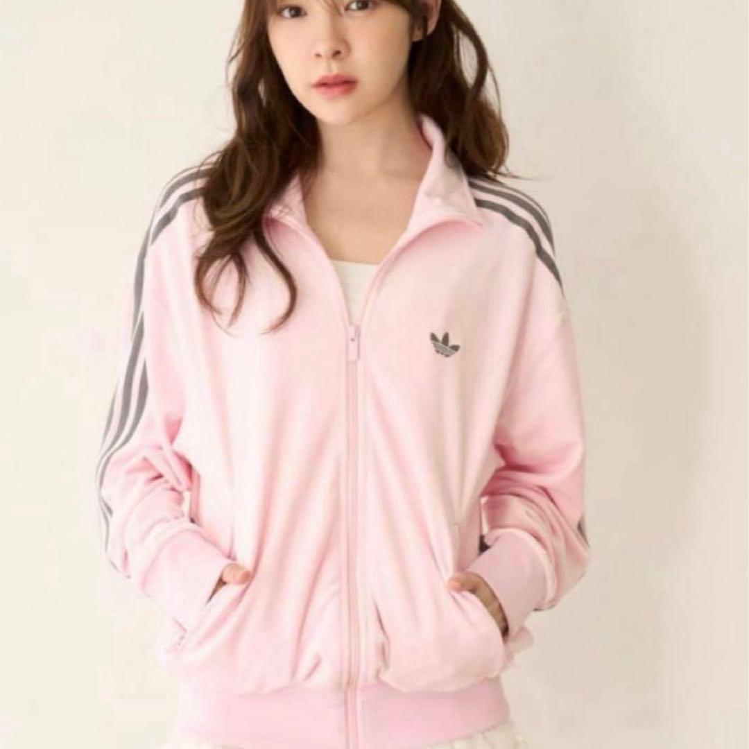 adidas×snidel ベロア トラックジャケット ファイヤーバード XS