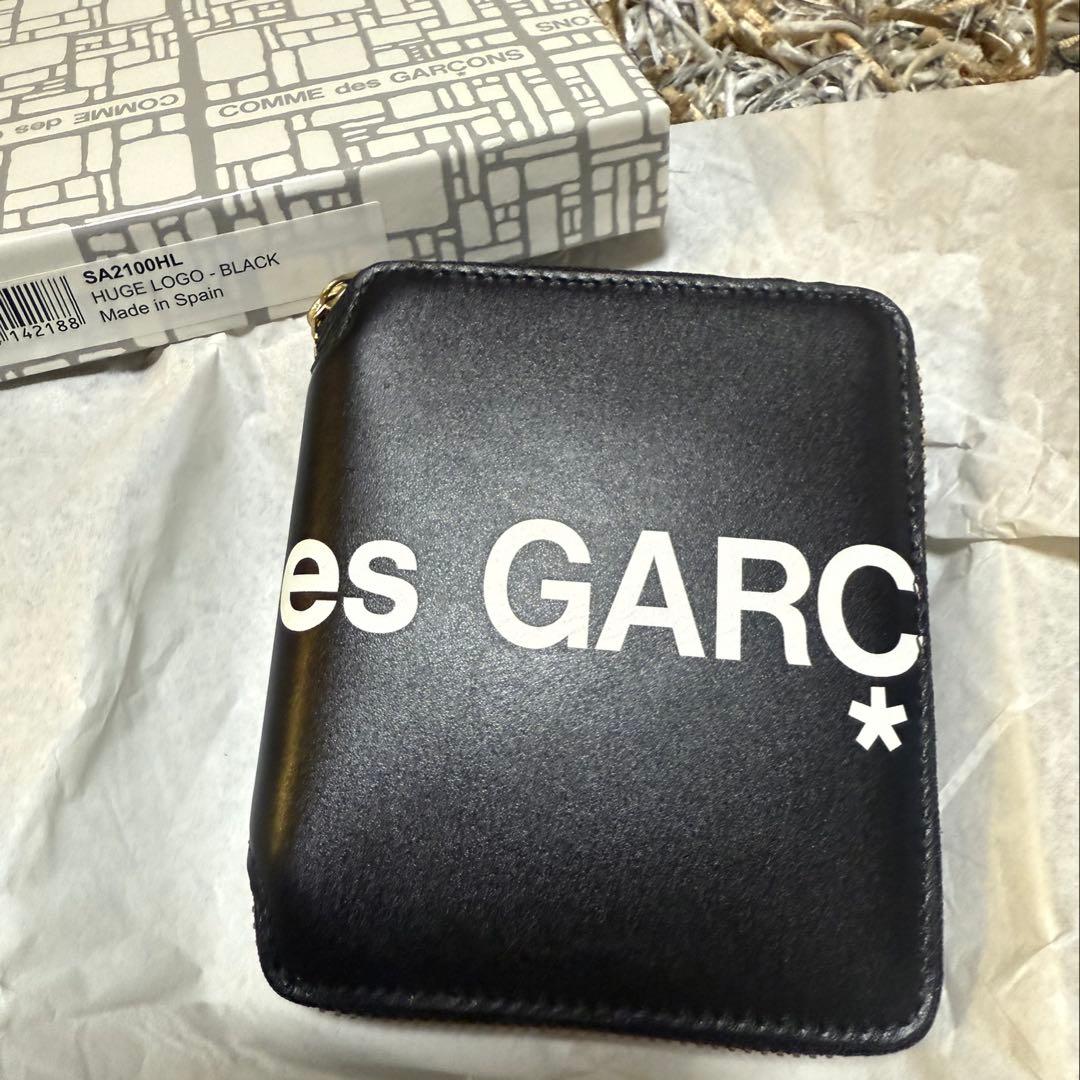 COMME des GARCONS SA2100 HUGELOGO 二つ折り財布