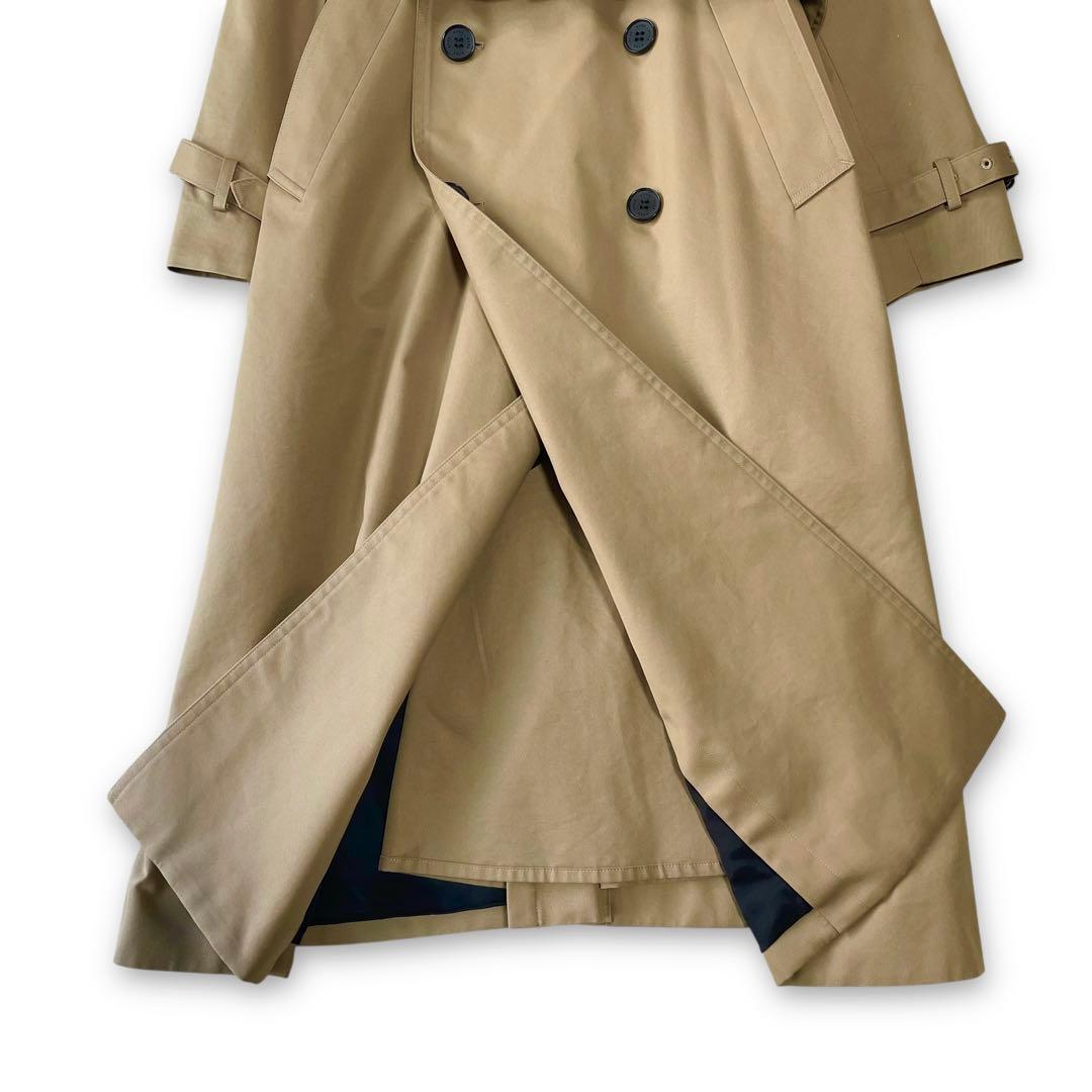 21SS✨ほぼ未使用✨HYKE トレンチコート レギュラーフィット ベージュ 2