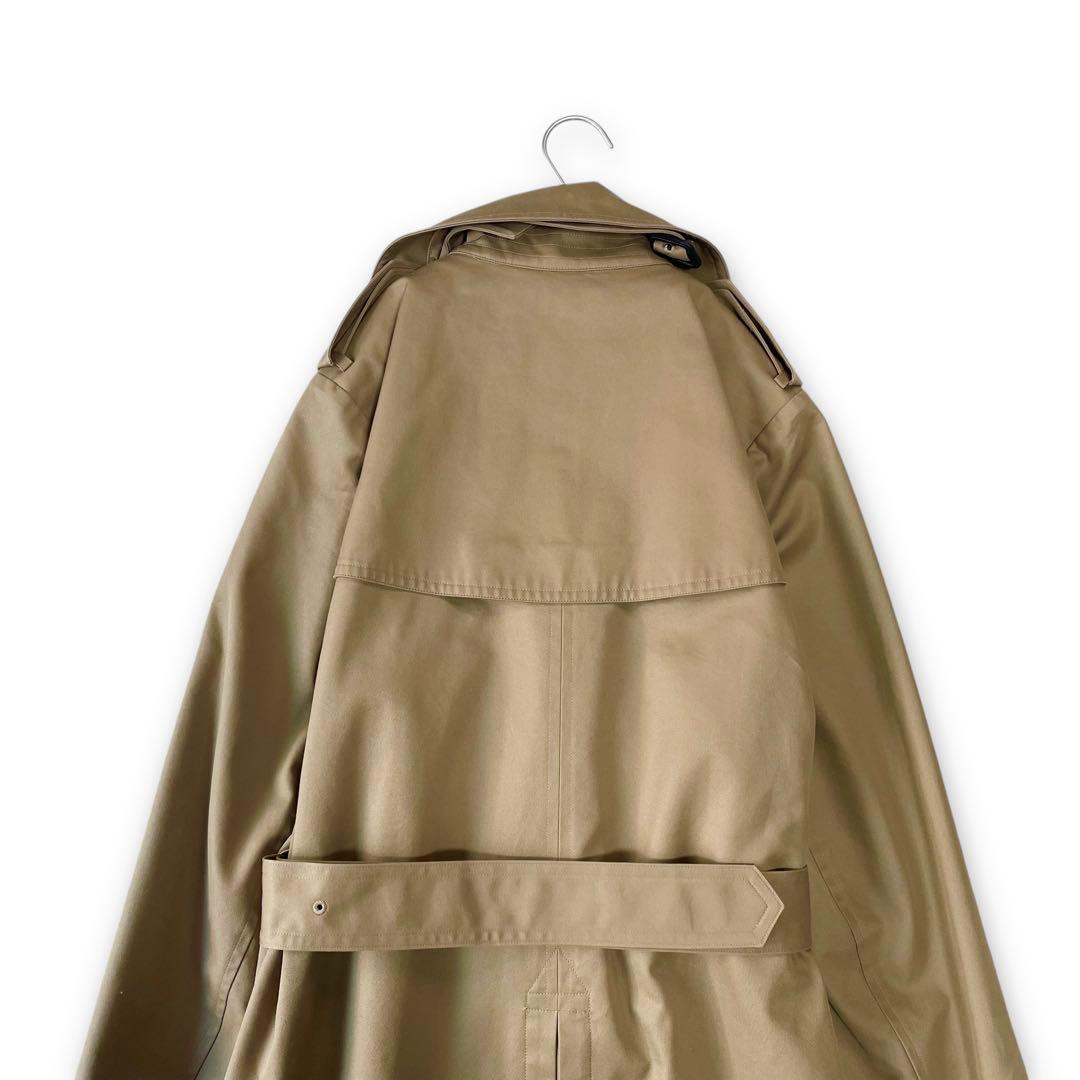 21SS✨ほぼ未使用✨HYKE トレンチコート レギュラーフィット ベージュ 2