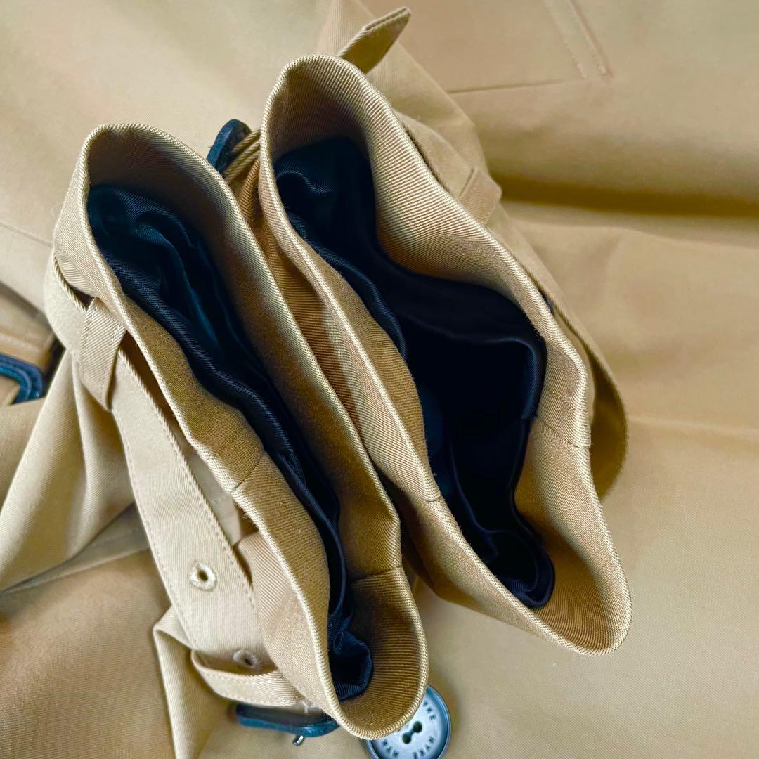 21SS✨ほぼ未使用✨HYKE トレンチコート レギュラーフィット ベージュ 2