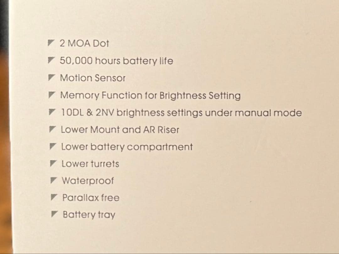 【実物・新品未使用】HOLOSUN HS403B レッドドットサイト　ホロサン