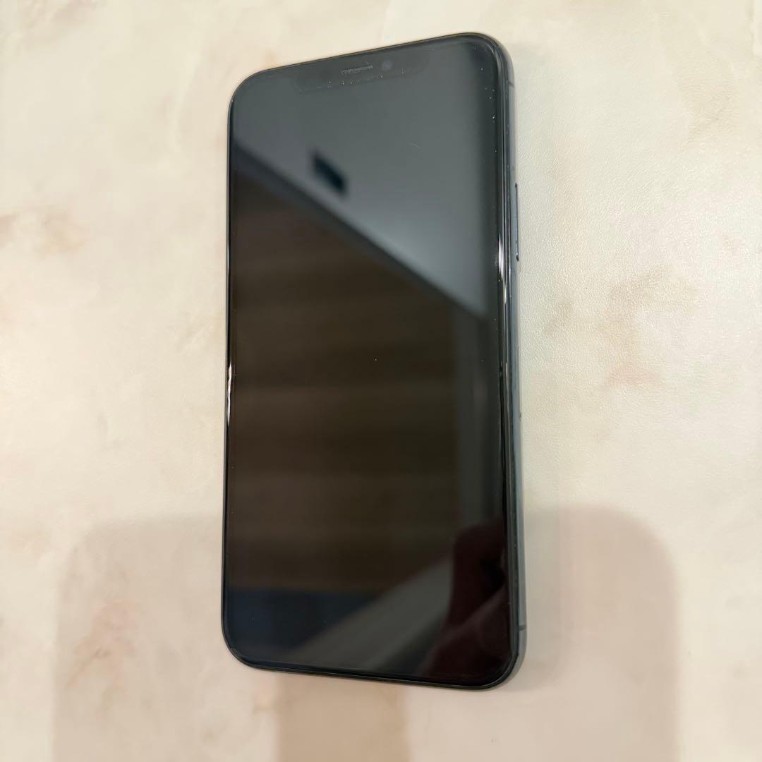 【美品】iPhone11pro 256GB ミッドナイトグリーン　SIMフリー