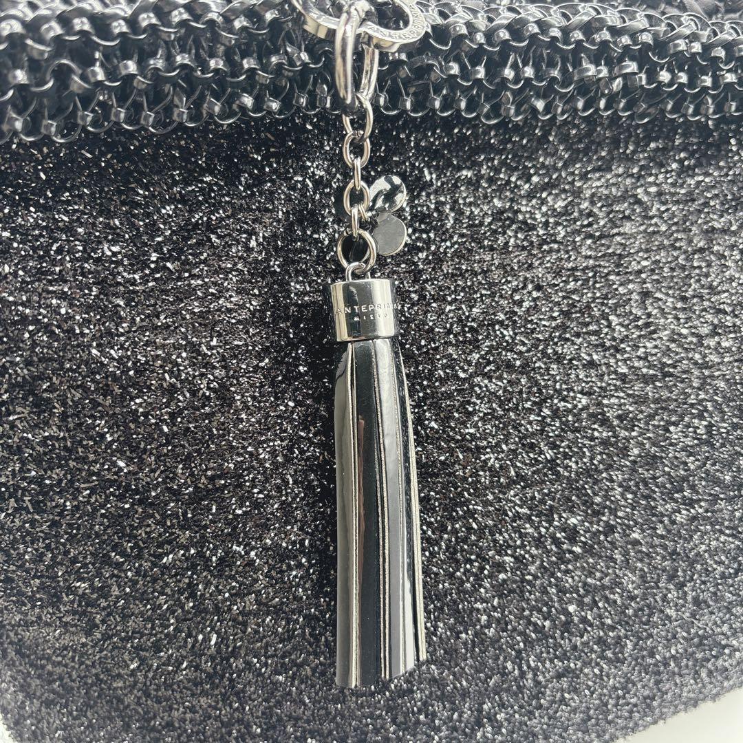 美品 ANTEPRIMA MISTO PVCワイヤー トートバッグ チャーム付