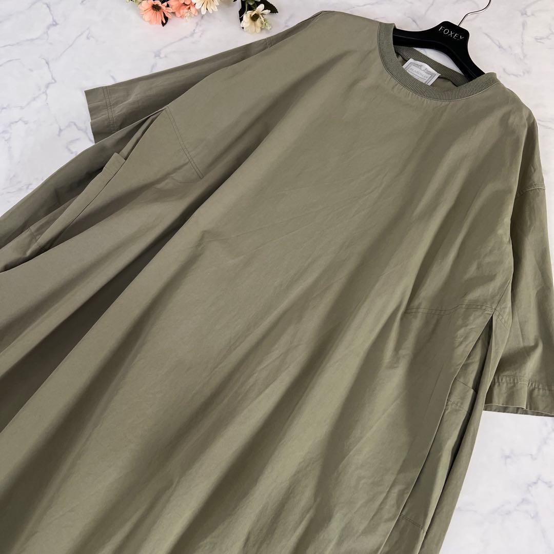 BEARDSLEY ビアズリー サイド ボックス タック ワンピース