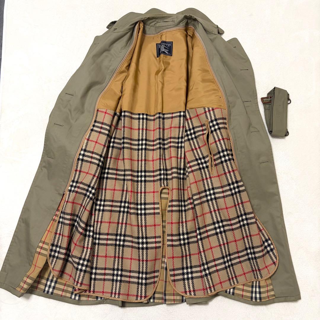 【希少】バーバリーズ 90's ライナーベルト付 トレンチコート ノバチェック