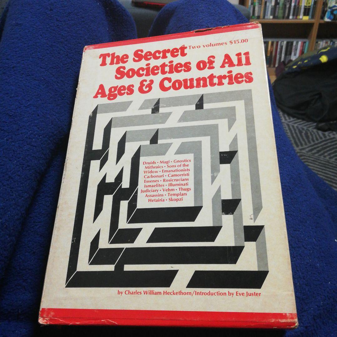 洋書 Secret Societies of All Ages & Countries