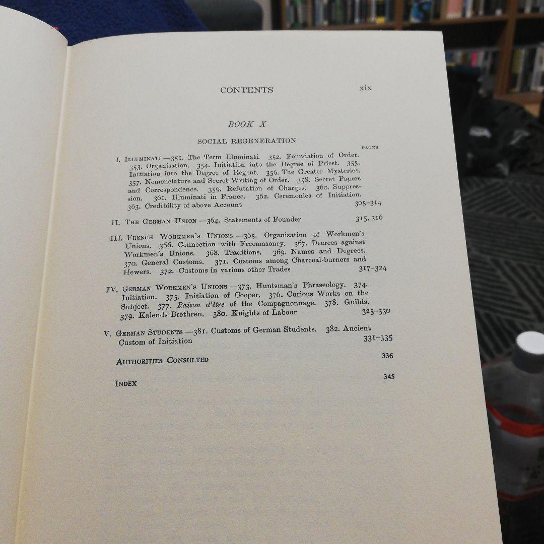 洋書 Secret Societies of All Ages & Countries