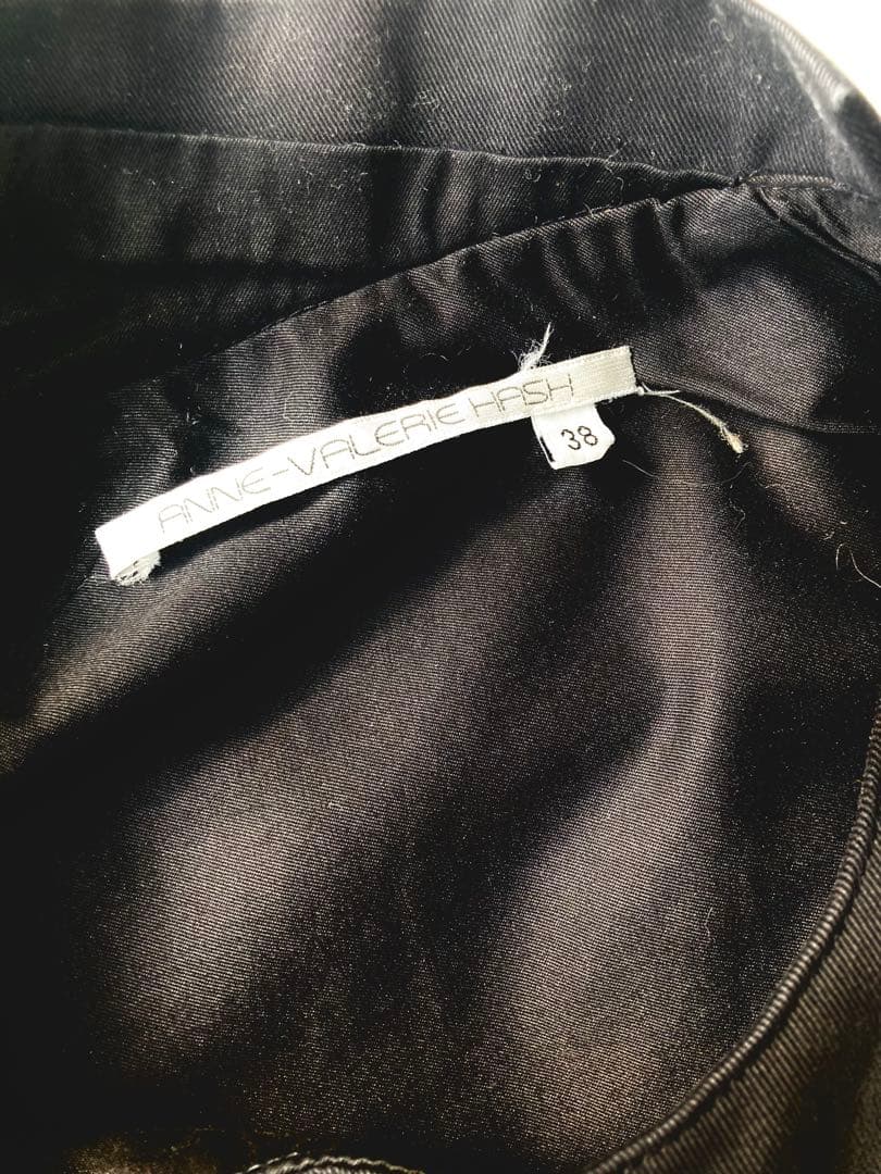 み*か様 ANNE VALERIE HASH ブラックコート 38