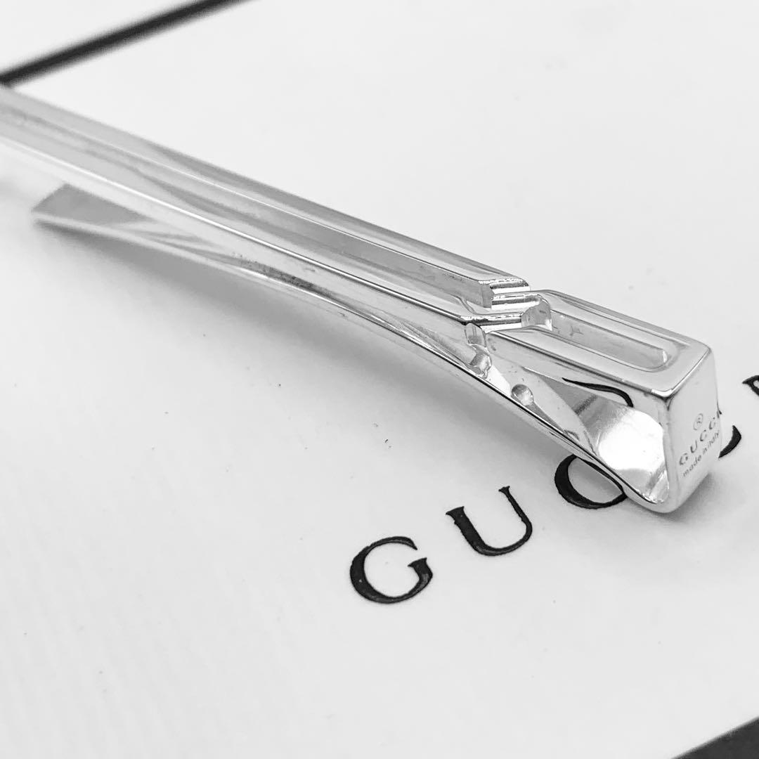 【鏡面仕上】【オシャレ】GUCCI ネクタイピン　タイピン　925 ノット