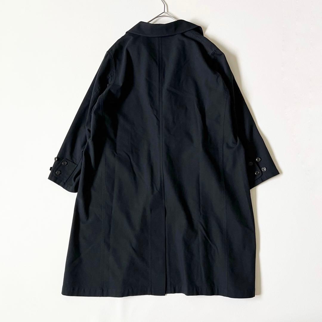 3320【美品】アーツアンドサイエンス　チェスターコート フラップポケット　紺