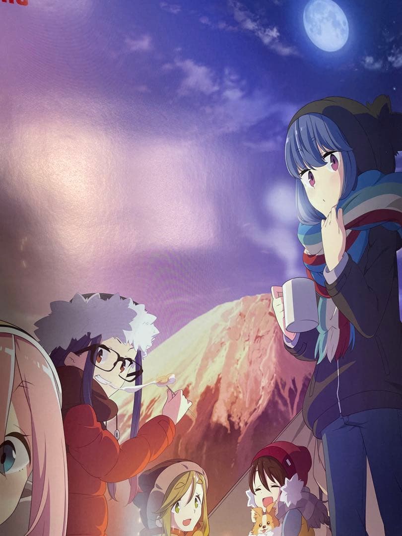 【直筆サイン入り】ゆるキャン△ なでしこ B2ポスター 非売品 希少