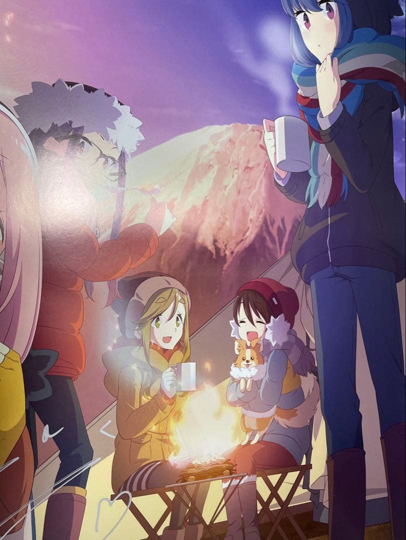 【直筆サイン入り】ゆるキャン△ なでしこ B2ポスター 非売品 希少