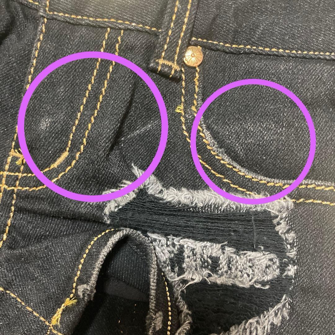 d.i.a ショートパンツ　ダメージ　ブラック　size24 平成ギャル