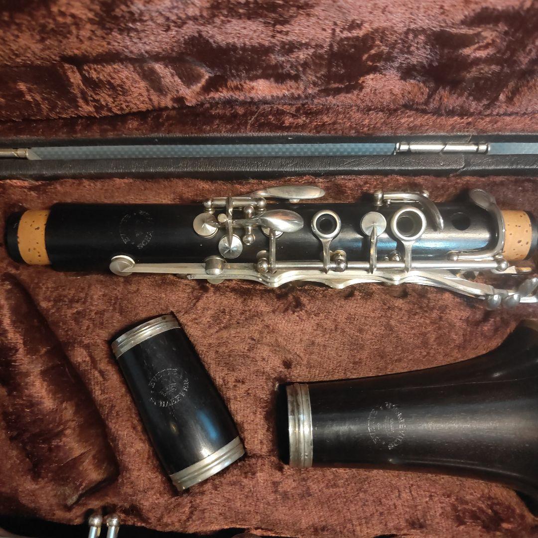 ビッフェ-クランポン木製クラリネット ケース付きタンポ、コルク交換済み