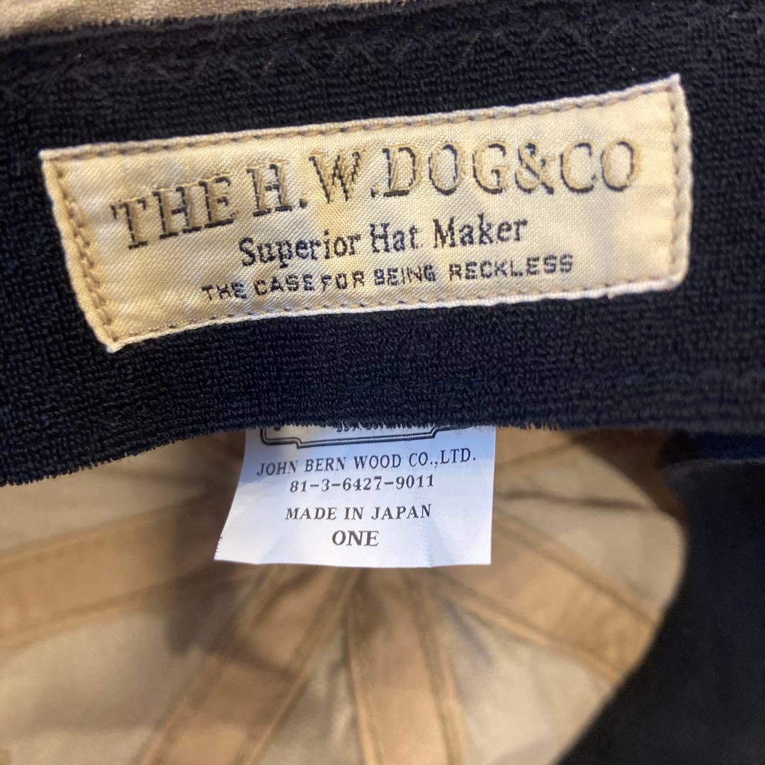 H.W. DOG & CO. ベージュキャスケット