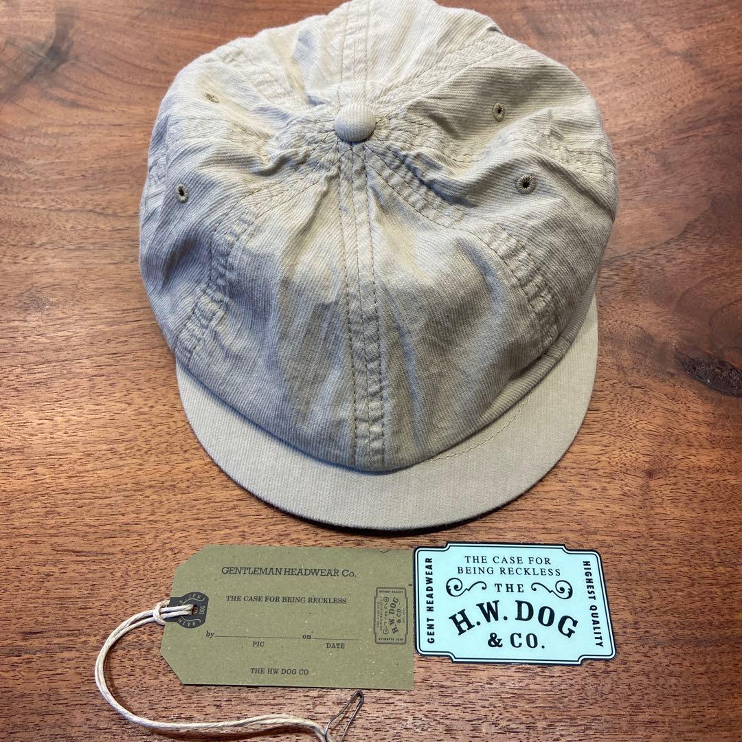 H.W. DOG & CO. ベージュキャスケット