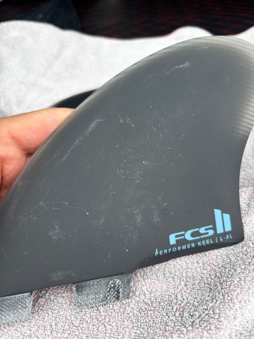 サーフィン・ボディボード FCS II PERFORMER KEEL TWIN FIN SET XL