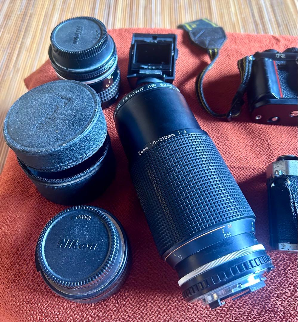 Nikon F3/FE2一眼レフカメラ他&レンズセット(纏め売)ジャンク