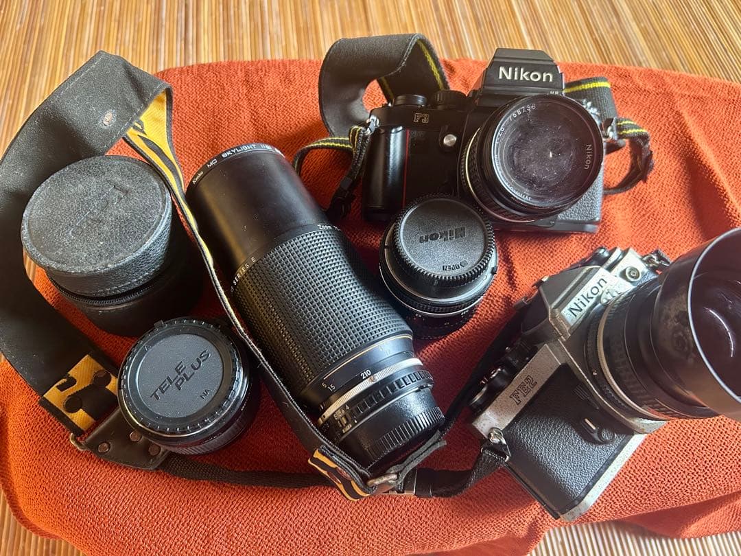 Nikon F3/FE2一眼レフカメラ他&レンズセット(纏め売)ジャンク