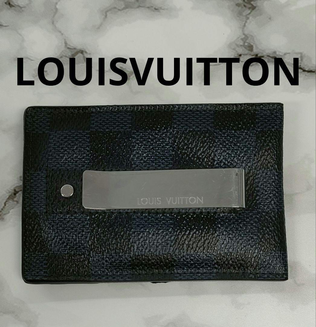 AQA11 ルイヴィトン 極美品 ダミエグラフィット マネークリップ