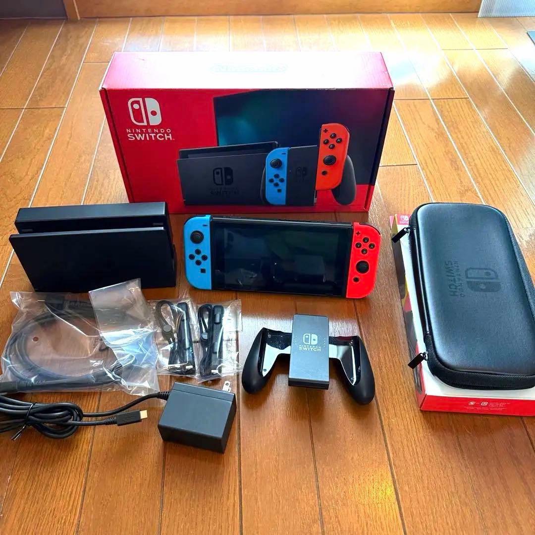 Nintendo Switch 本体一式＋純正ケース付 動作確認済