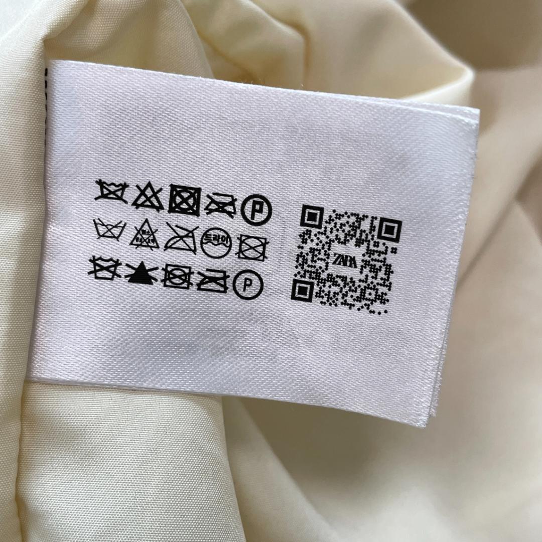 /mm様ZARAアイボリー ボア ロングコート テディベア