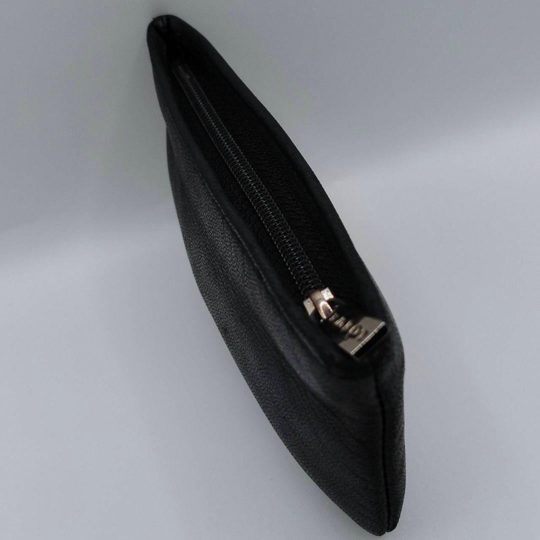 ロエベ ケース アナグラム ポーチ レザー ブラック 美品