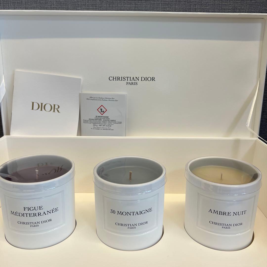 ディオール　ノベルティ　キャンドルセット　非売品