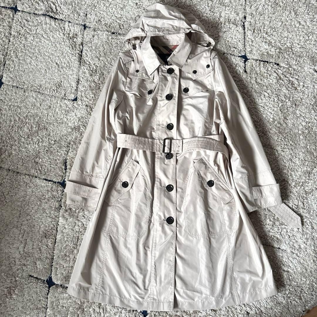 【タグ付き✨】バーバリーロンドン　トレンチコート　44 ベルト　ノバチェック