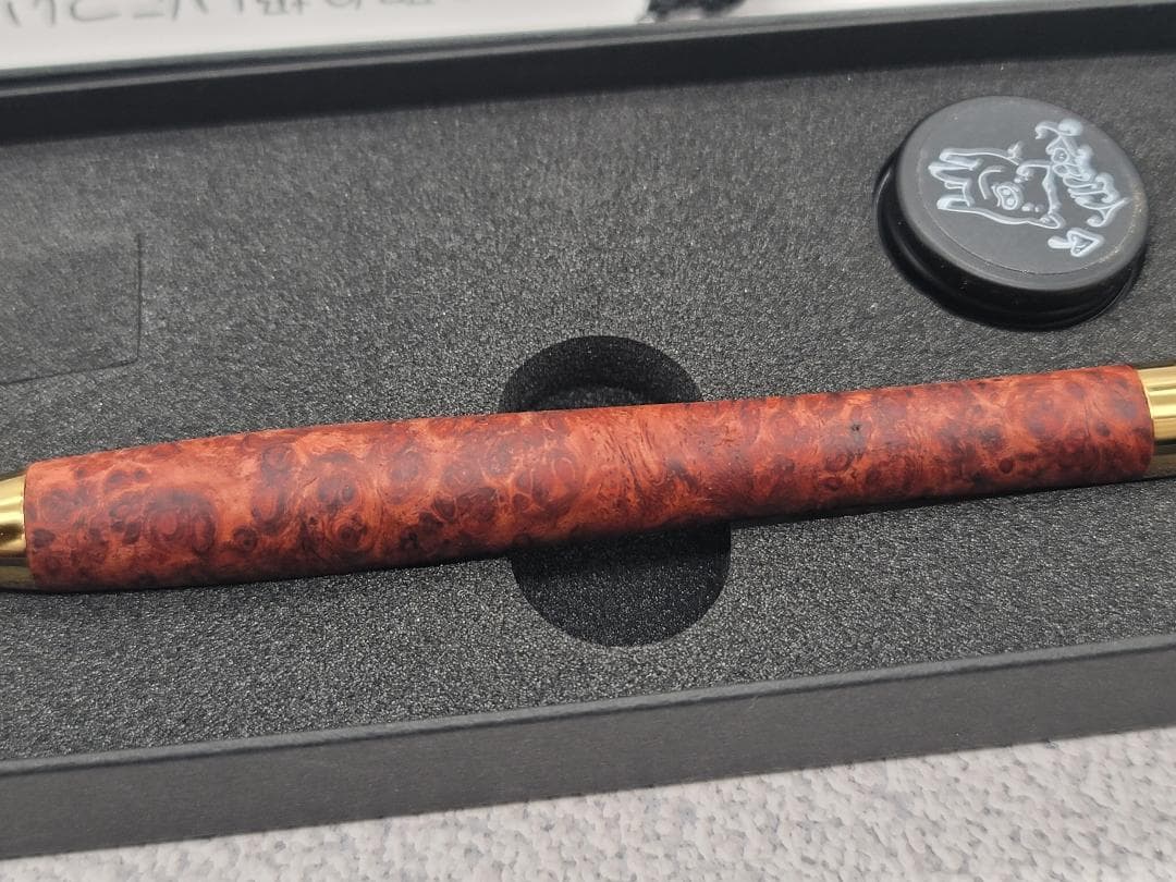 新品　こぶた工房　極上+花梨瘤　グロテスク　金金具　シャープペンシル0.5