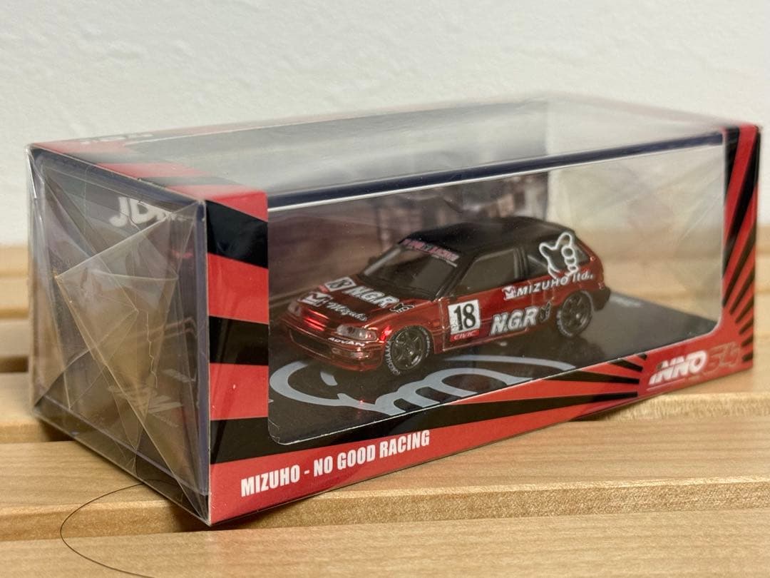 ミニカー INNO64 1/64 EF9 MIZUHO NO GOOD RACING