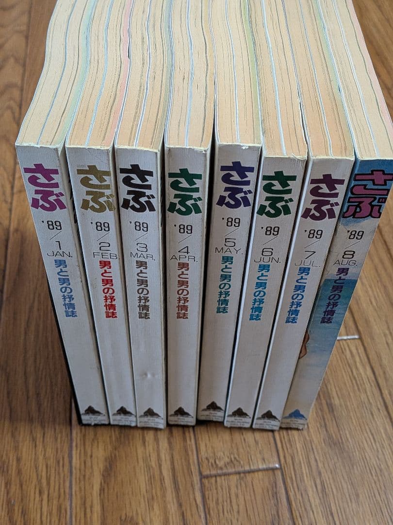 さぶ1989年 8冊セット