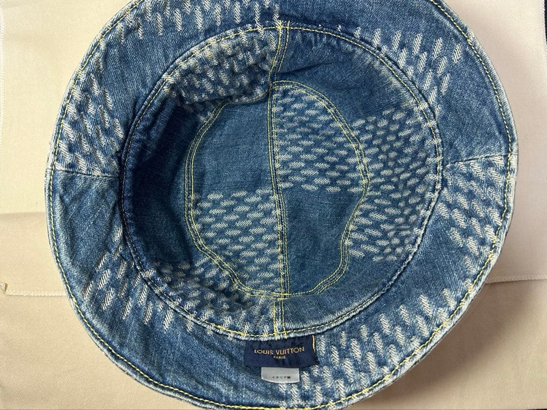 LOUIS VUITTON モノグラムデニム ダミエ バケットハット NIGO