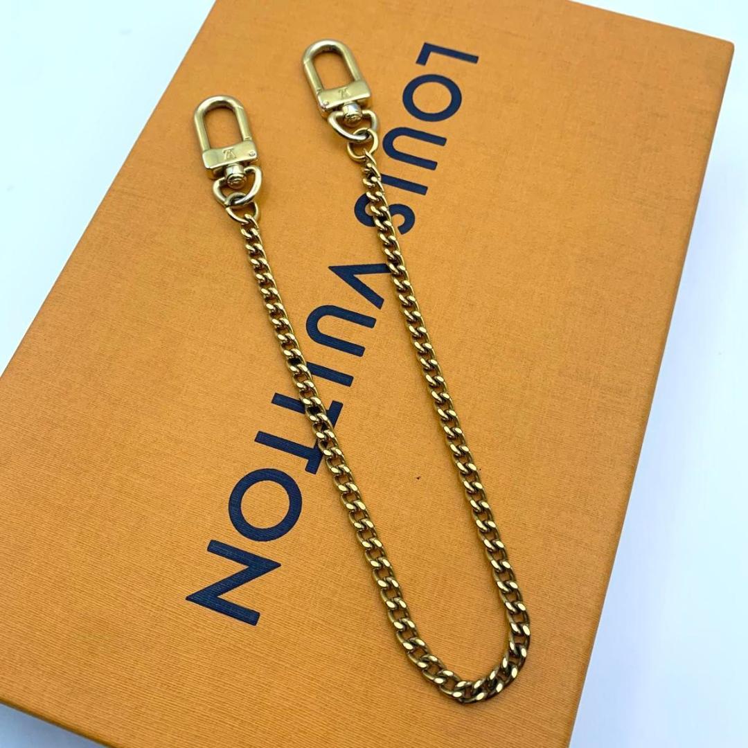 美品 ルイヴィトン ウォレットチェーン ゴールド 金 財布 大人気 アクセサリー