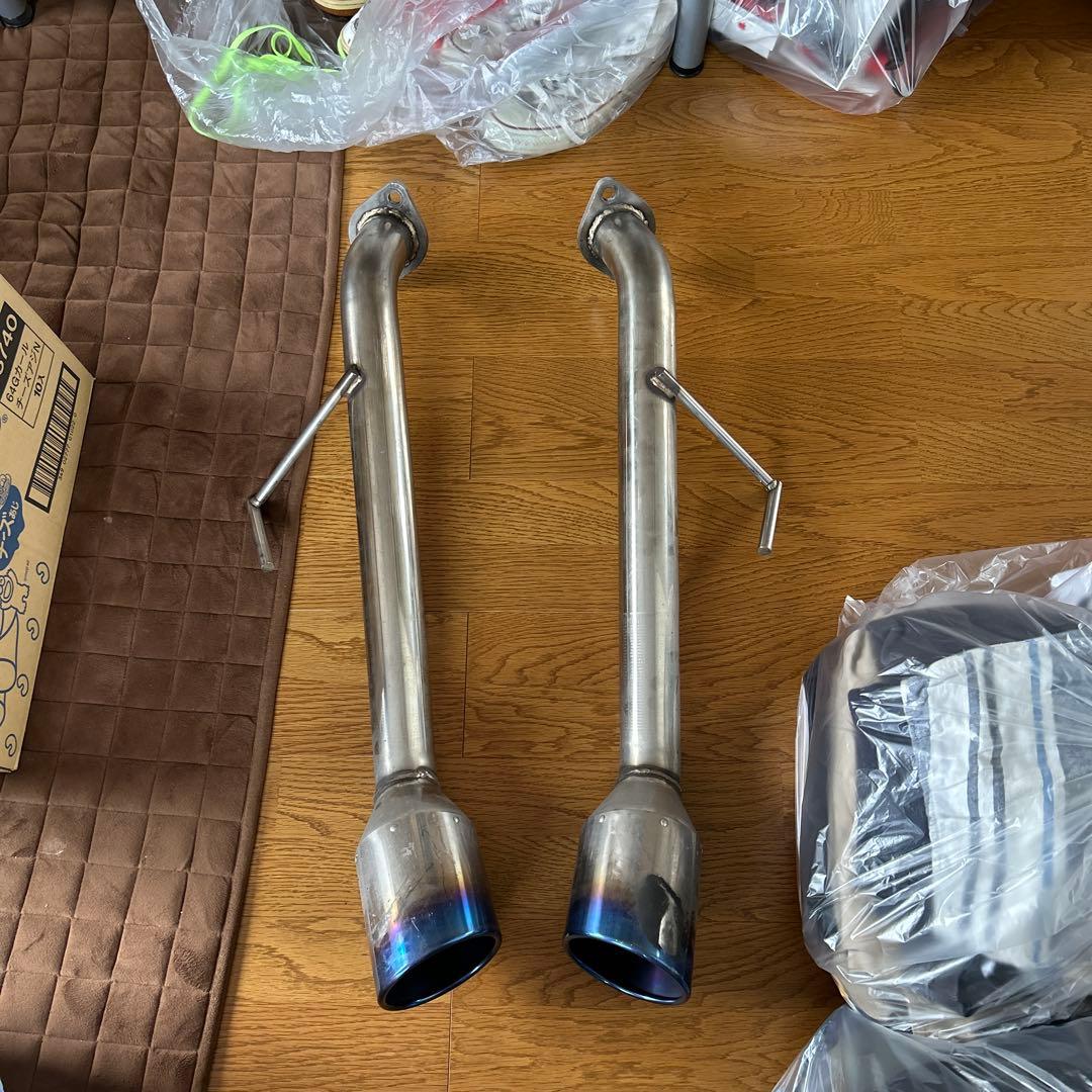 pooh　スリーキャッツ V37スカイライン 直管 ストレート マフラー