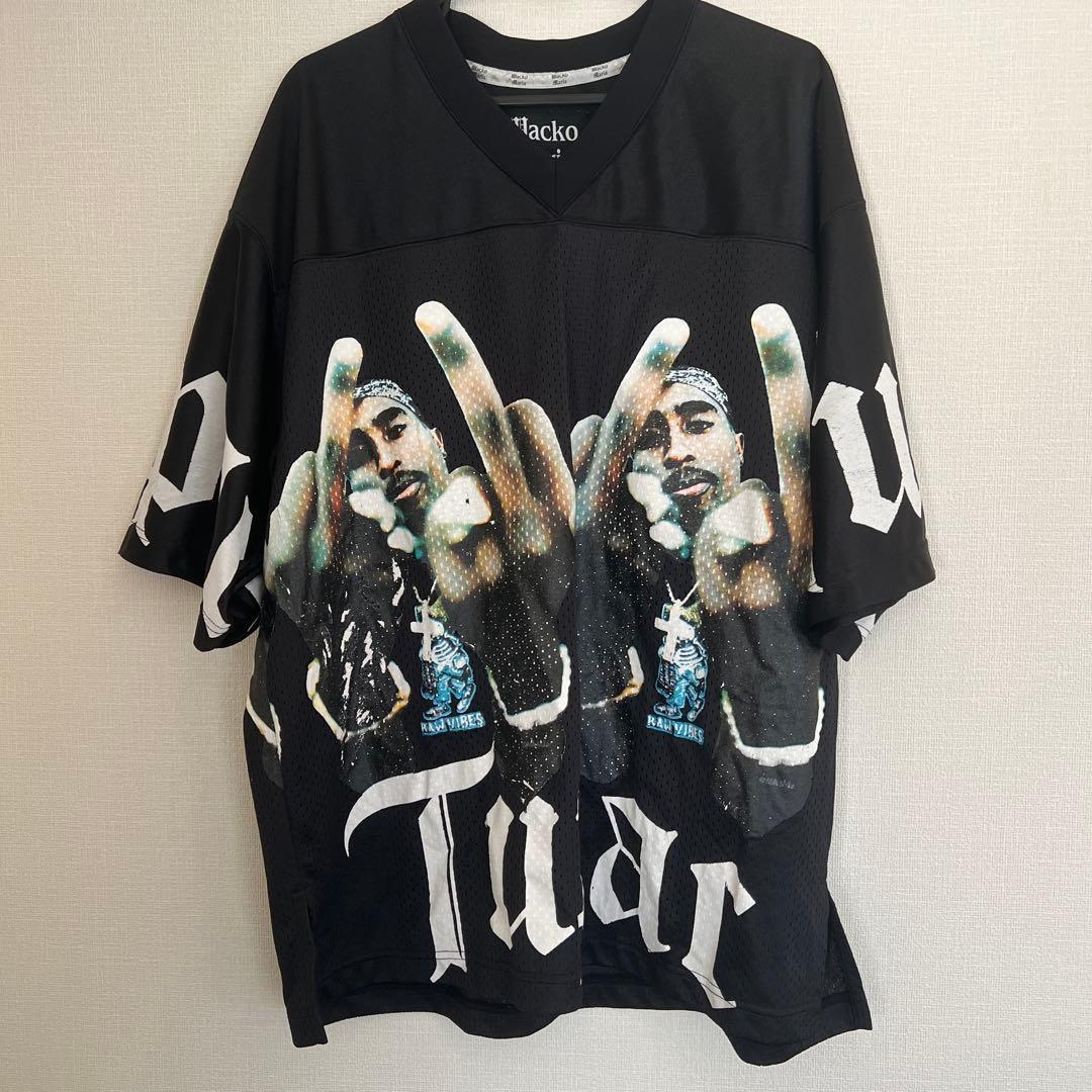 WACKO MARIA 2Pac プリント ゲームシャツ メッシュ　Mサイズ