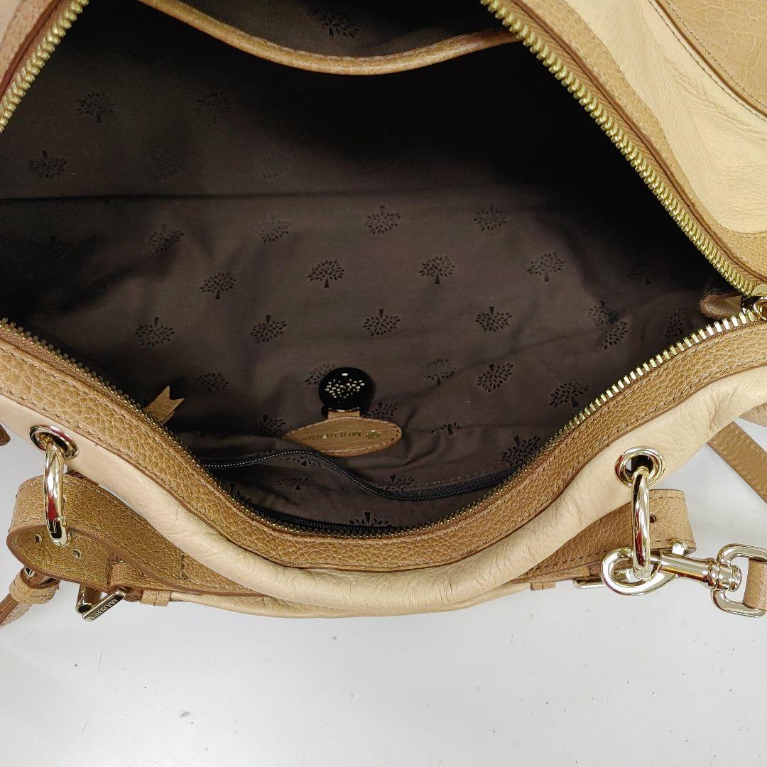 3384 　MULBERRY ベージュバッグ