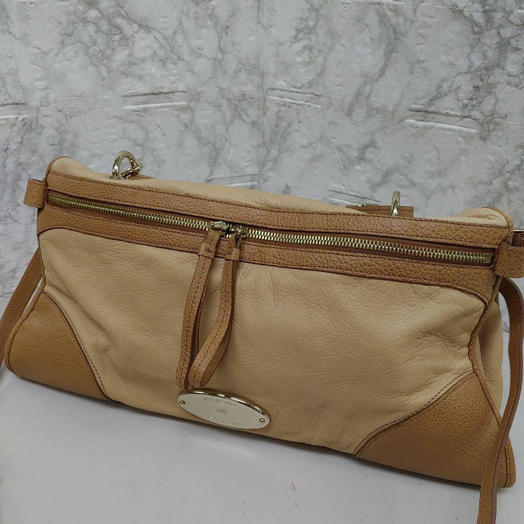 3384 　MULBERRY ベージュバッグ