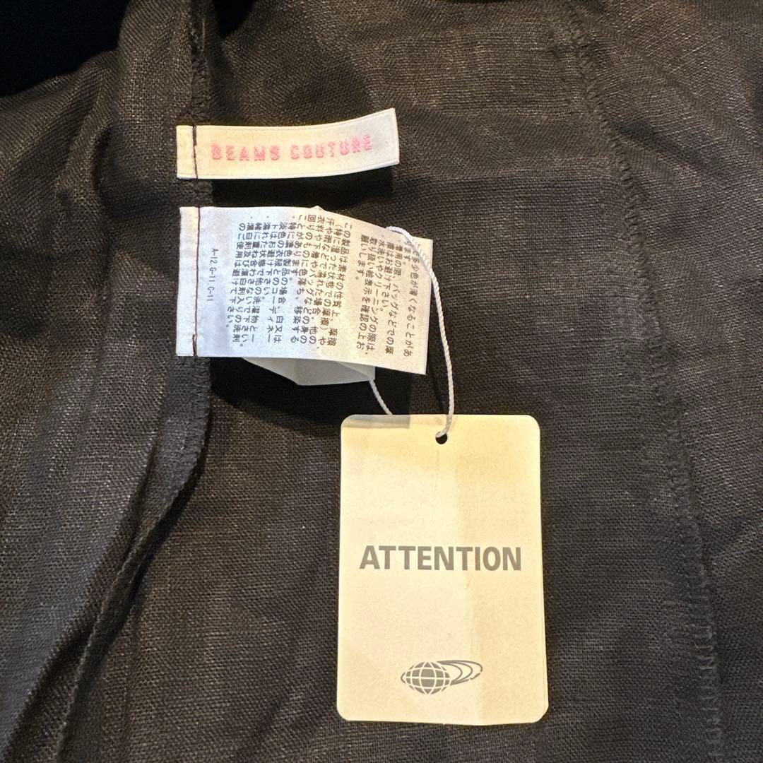 DEAN AND DELUCA beams couture コラボ　 割烹着　黒