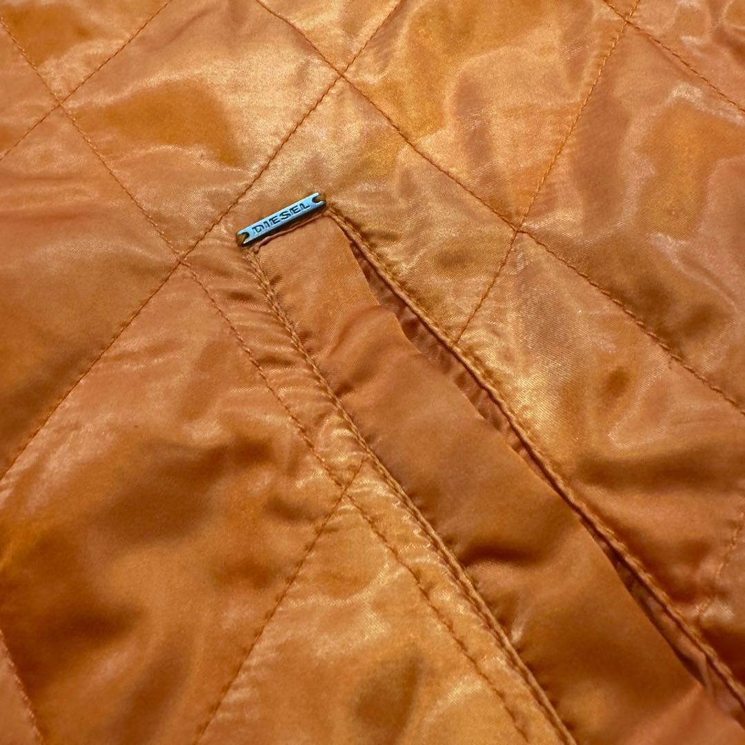 【ディーゼル】Sサイズ MA-1 刺繍デザイン ディーゼル バーガンディ